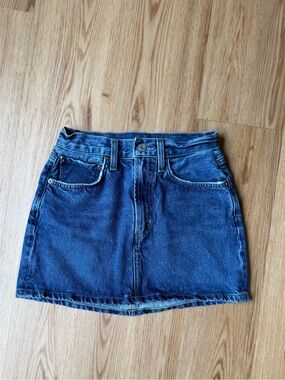 Agolde denim mini skirt